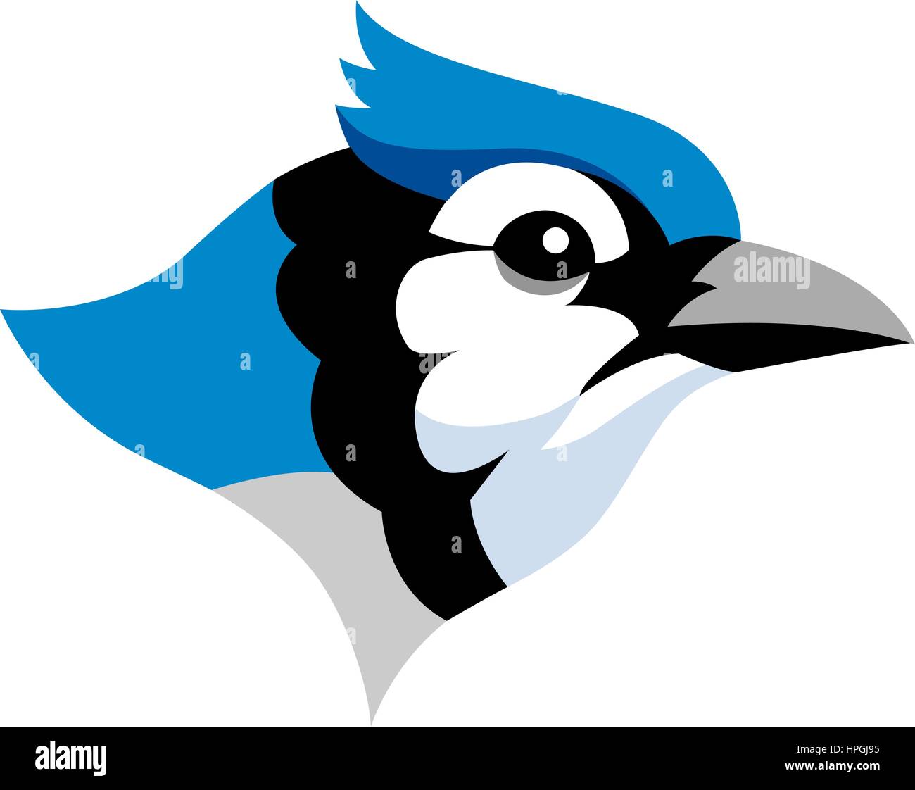 Bluebird Mascot Stock Vector