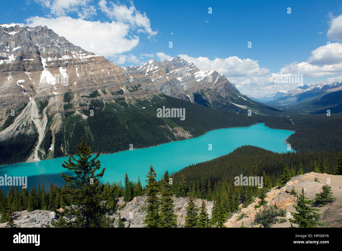 Peyto Lake Banff National Park Alberta Canada Stock Photo - Alamy