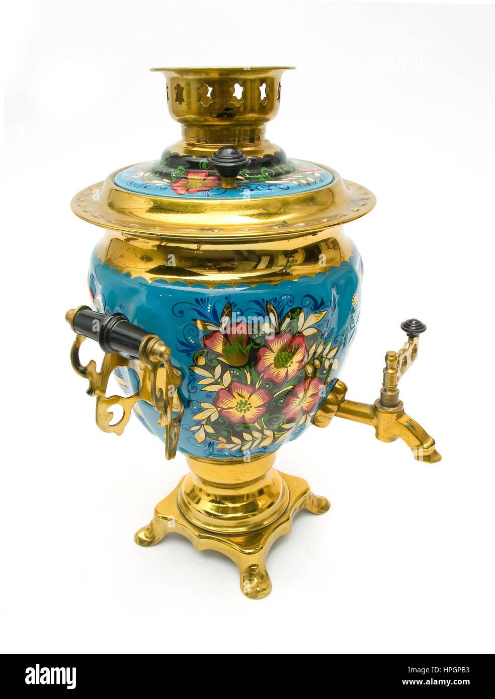 samovar. Russian teapot Stock Photo Alamy