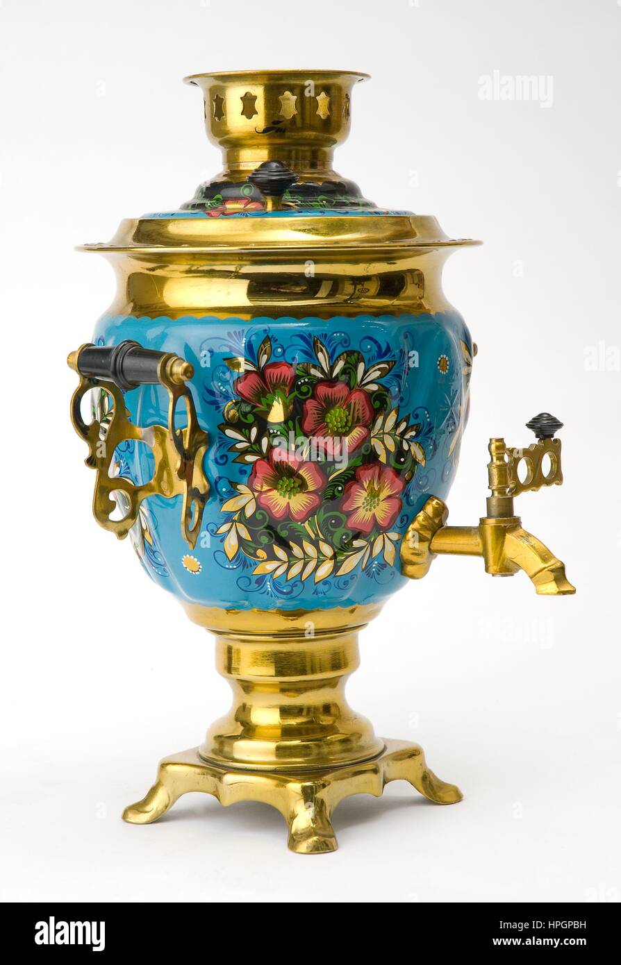 samovar. Russian teapot Stock Photo Alamy