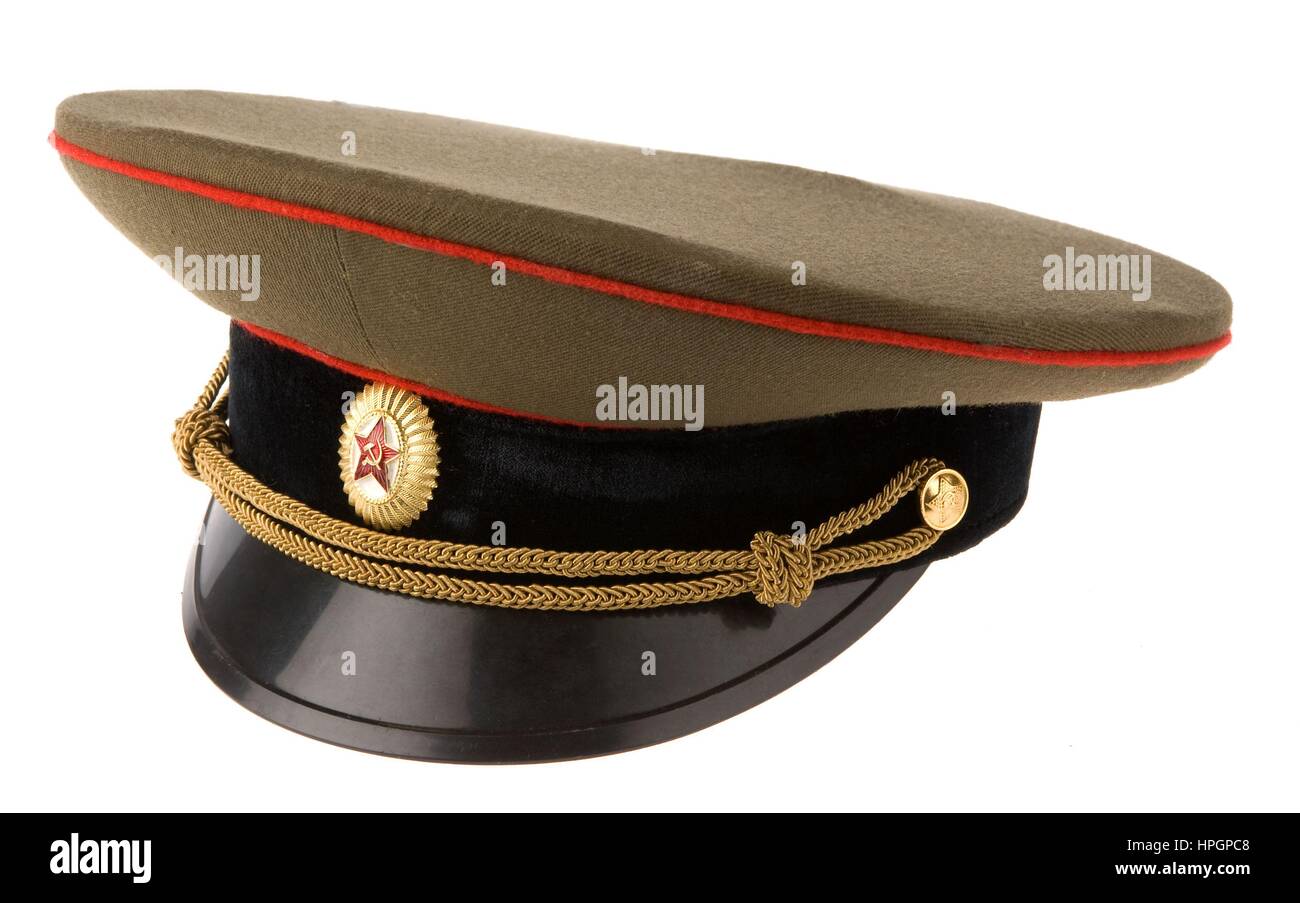 Russian military cap Stock Photo - Alamy