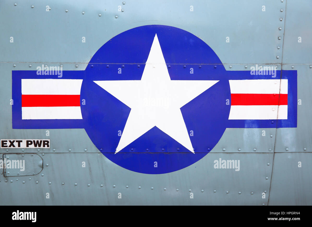 US Air Force stars and stripes Stock Photo