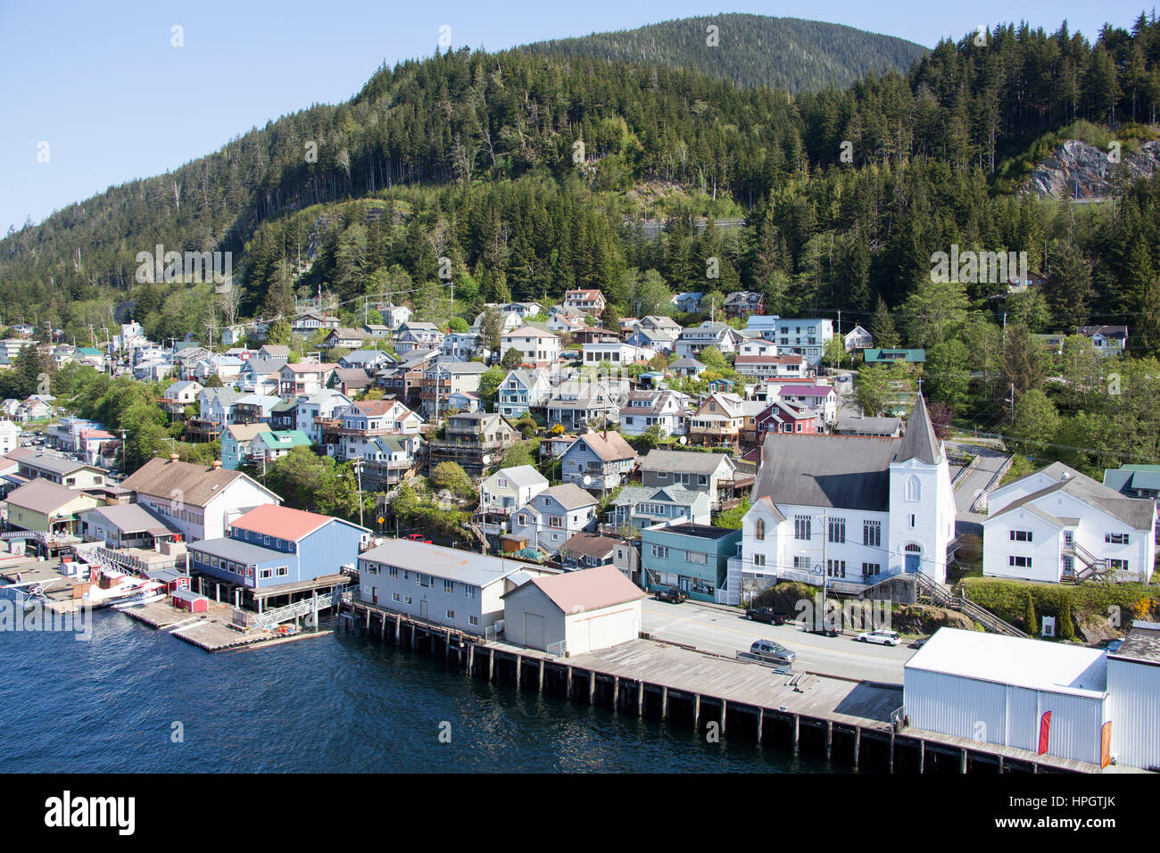 Ketchikan alaska aerial hires stock photography and images Alamy