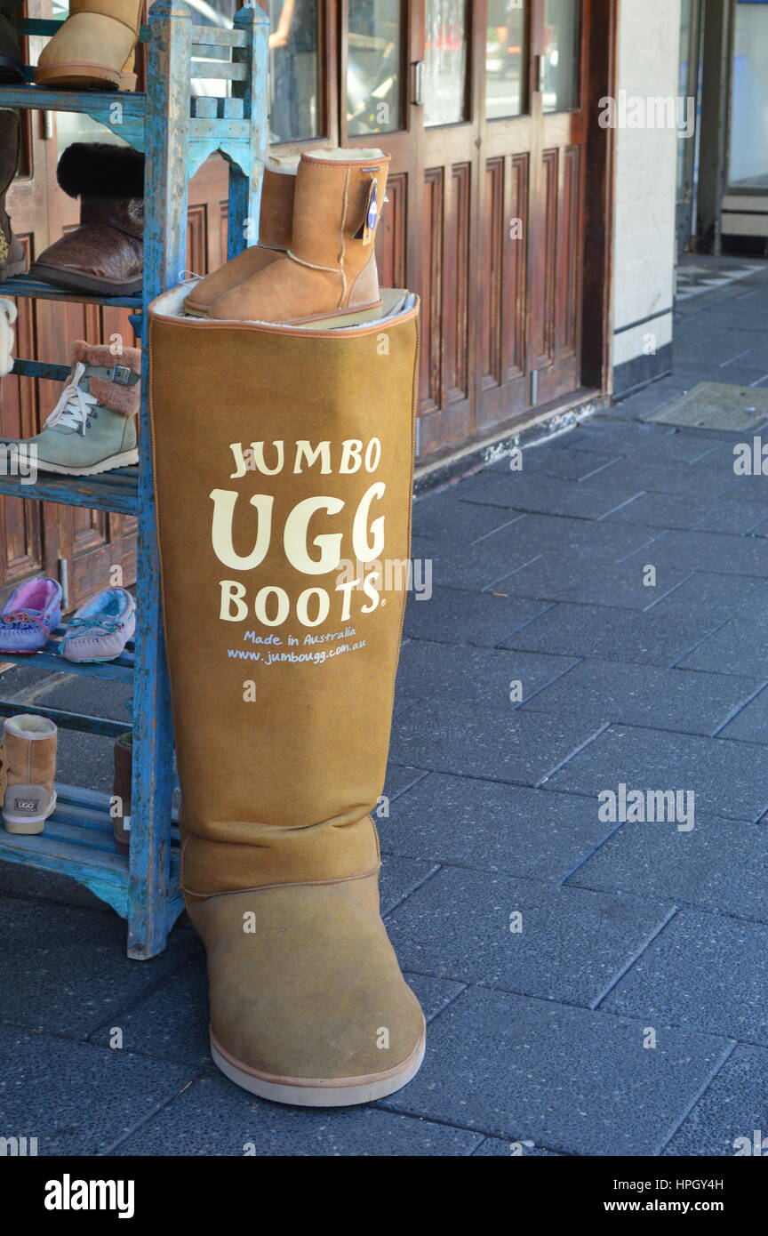 Giant Ugg Boot Stock Photo - Alamy