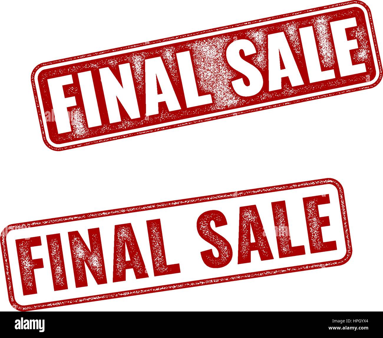 Realistic Final Sale grunge rubber stamp isolated on white background