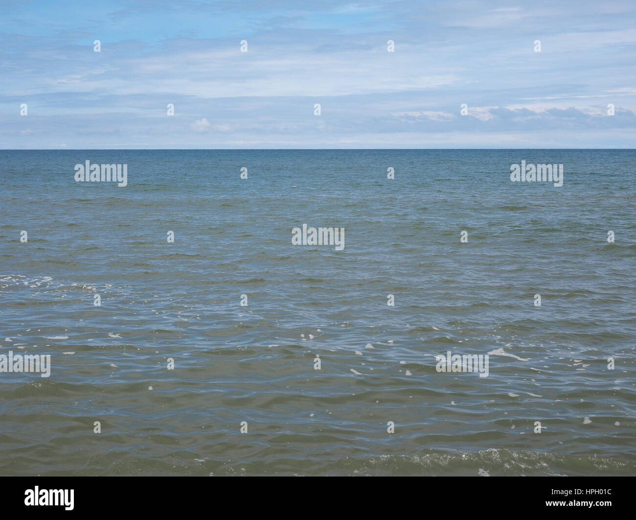 Empty sea seen from the beach useful as a background Stock Photo - Alamy