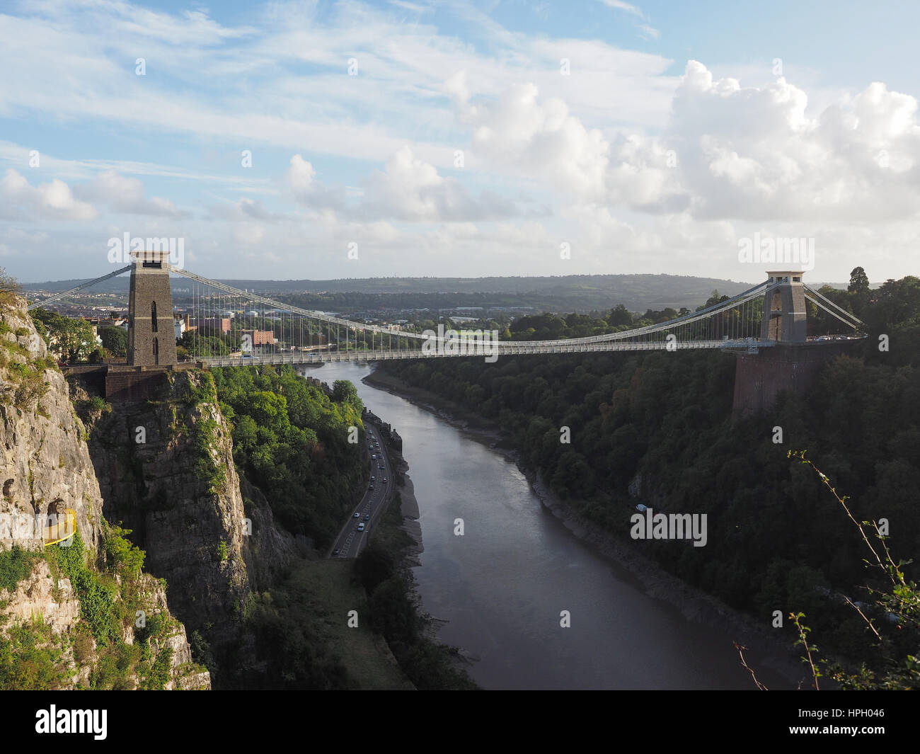 Clifton Suspension Bridge spanning the Avon and River Avon