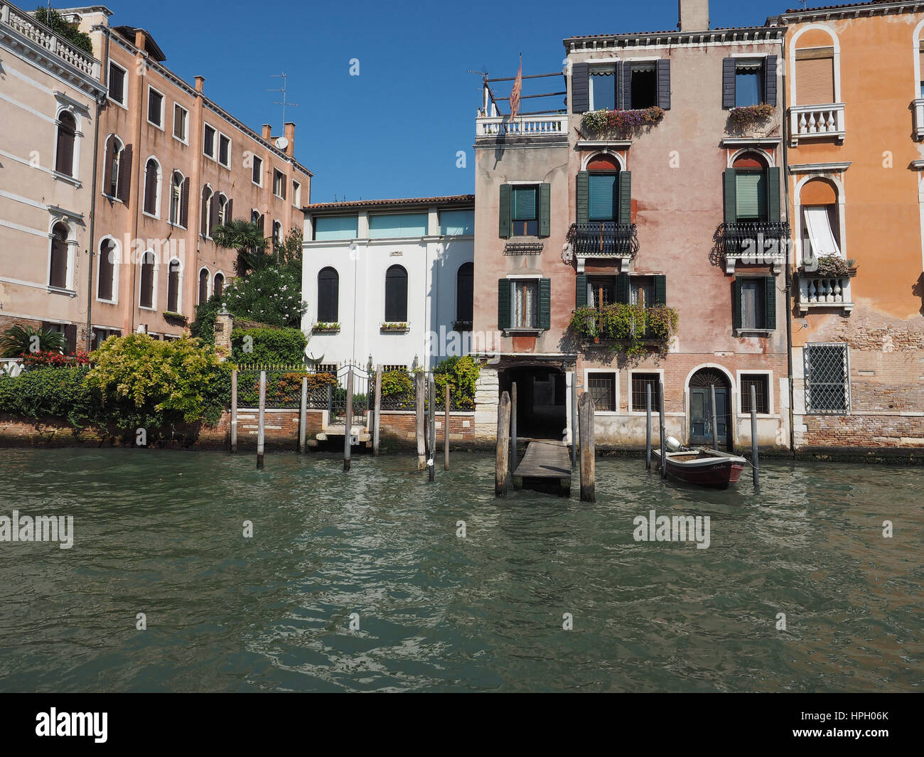 The Canal Grande (meaning Grand Canal) in Venice, Italy Stock Photo Alamy