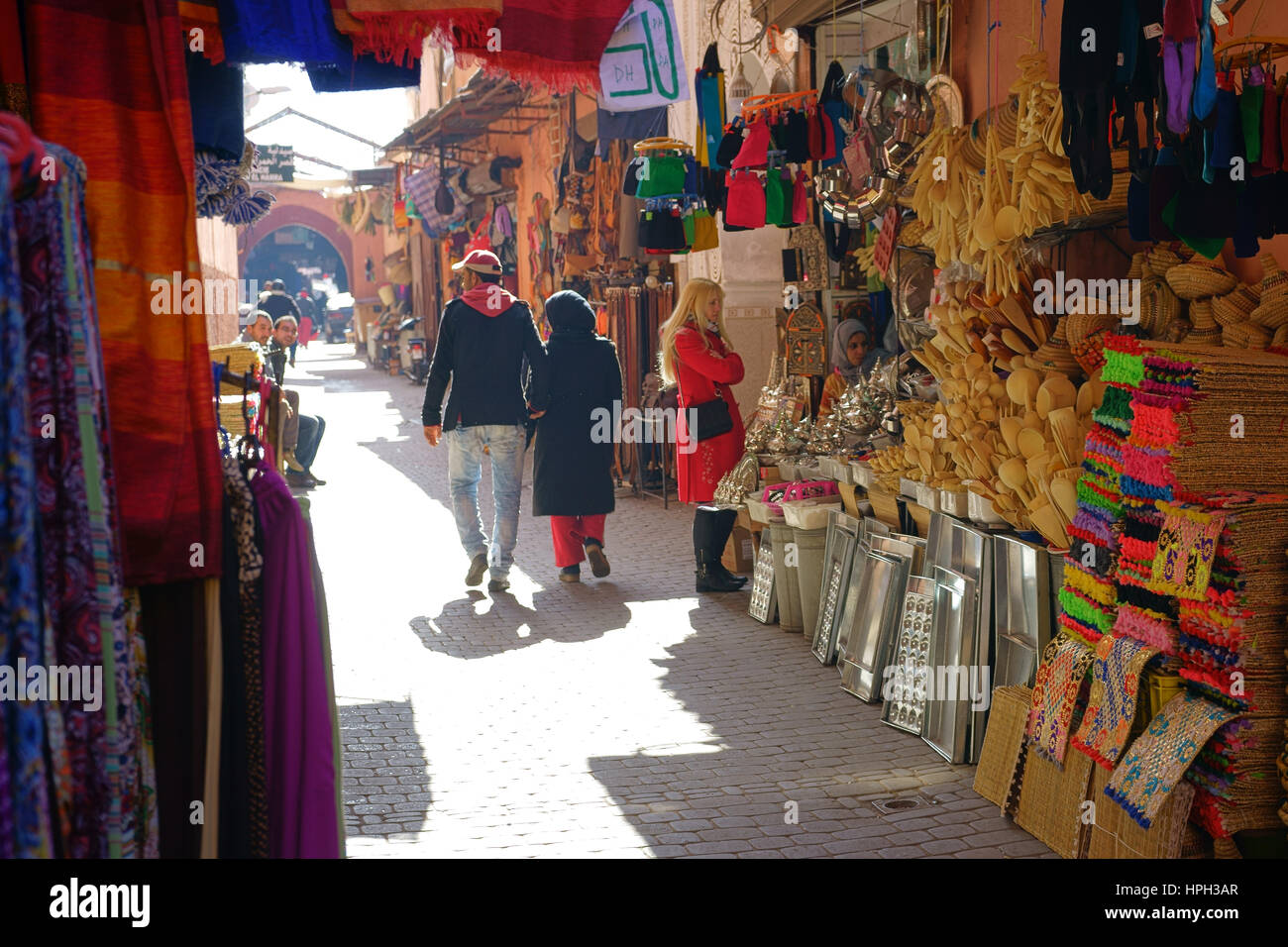SDouk in Medina, Marrakesh, Marocco Stock Photo