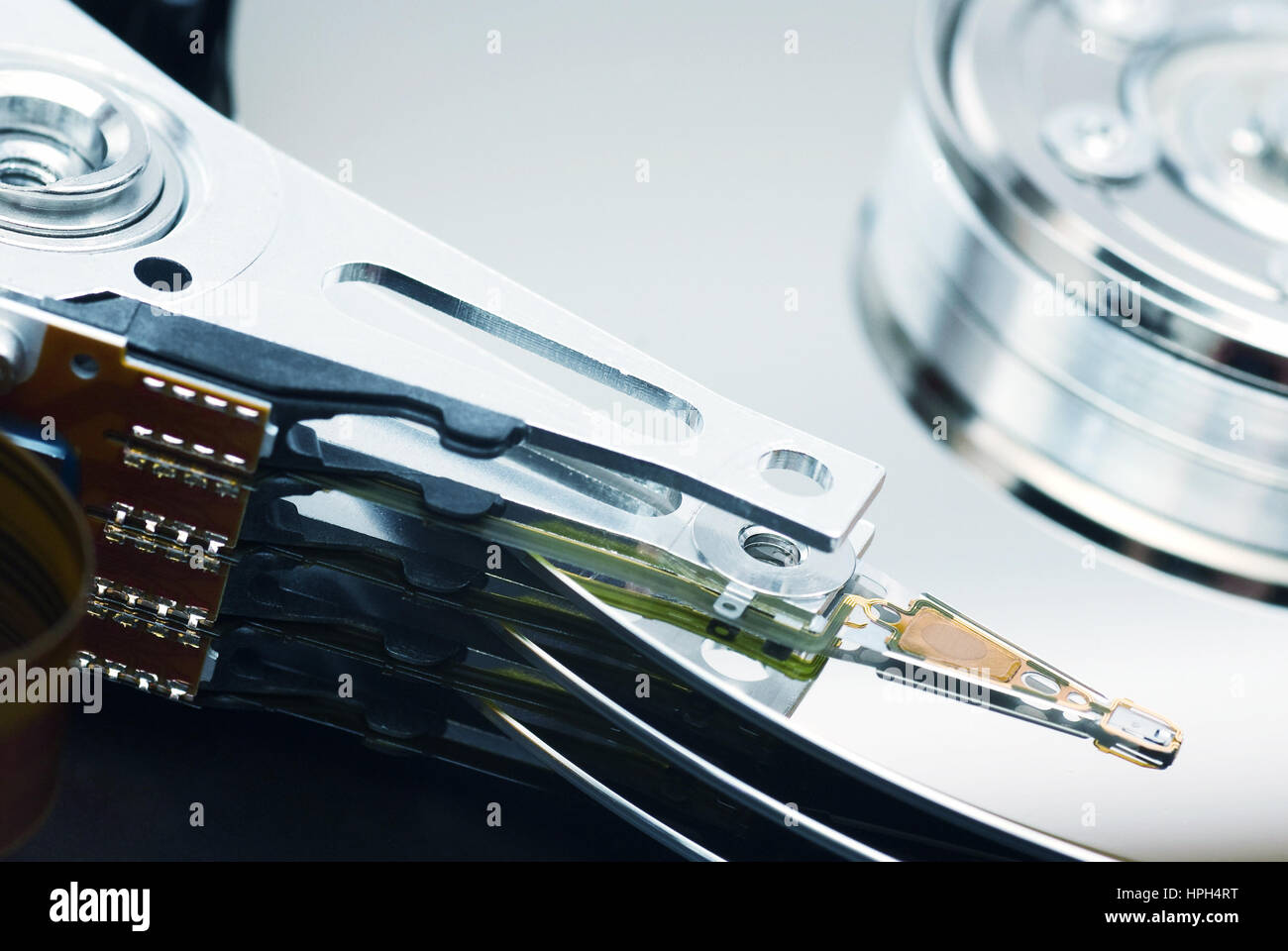 close up of computer hard drive. Technology concept Stock Photo Alamy