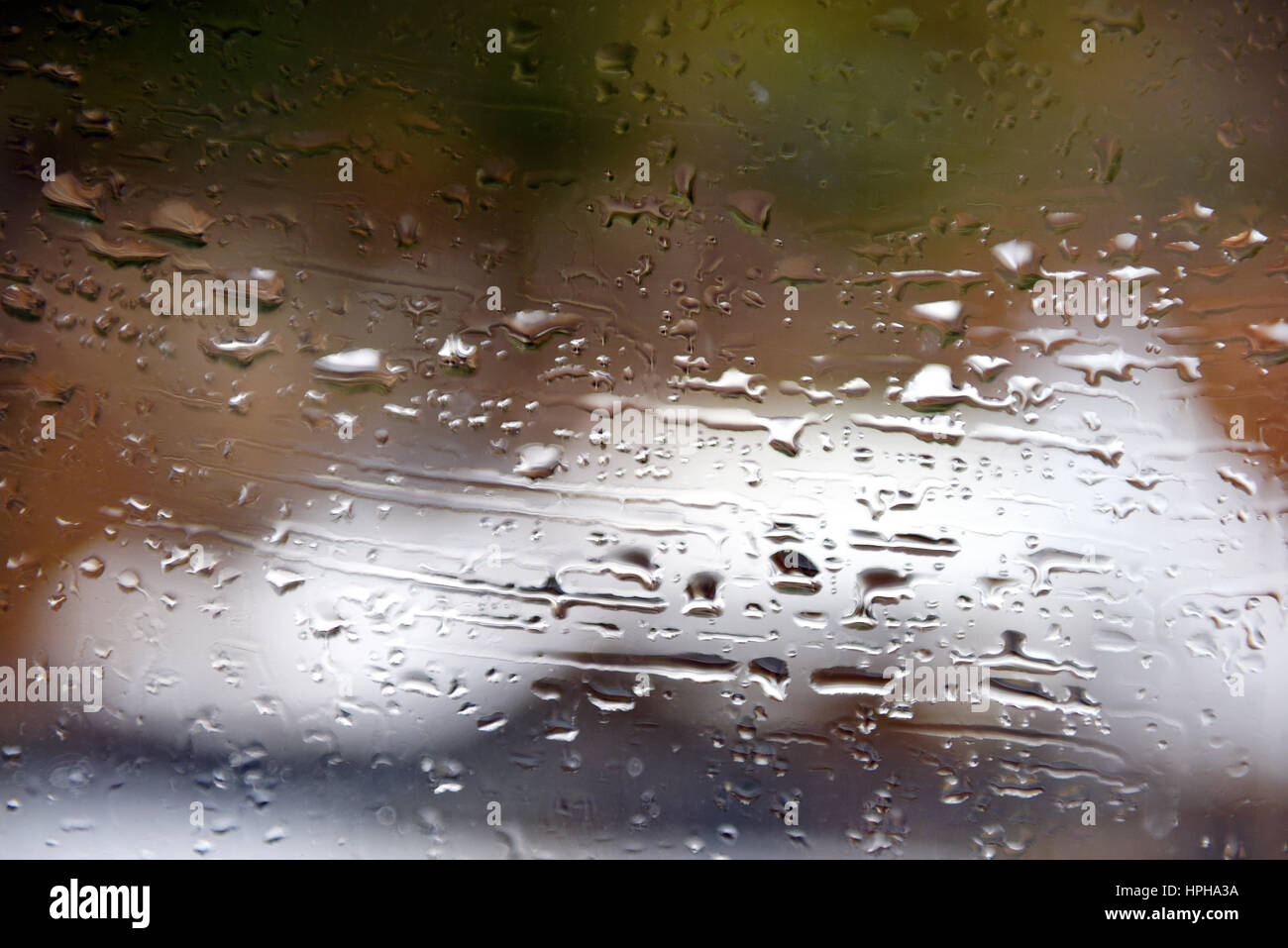 Rain drop on window. Water drops on the glass Stock Photo - Alamy