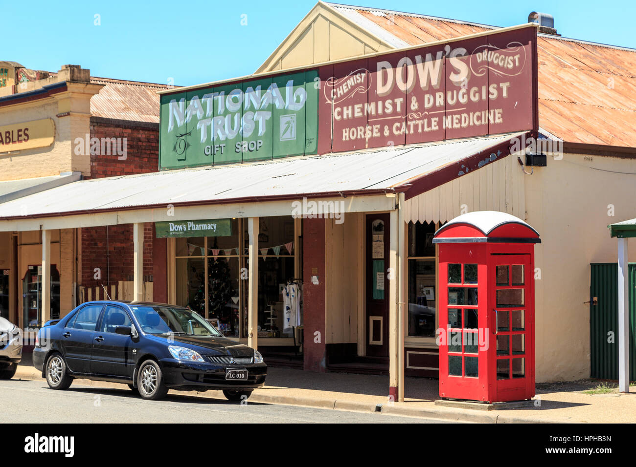 Historic town of Chiltern, Victoria, Australia Stock Photo