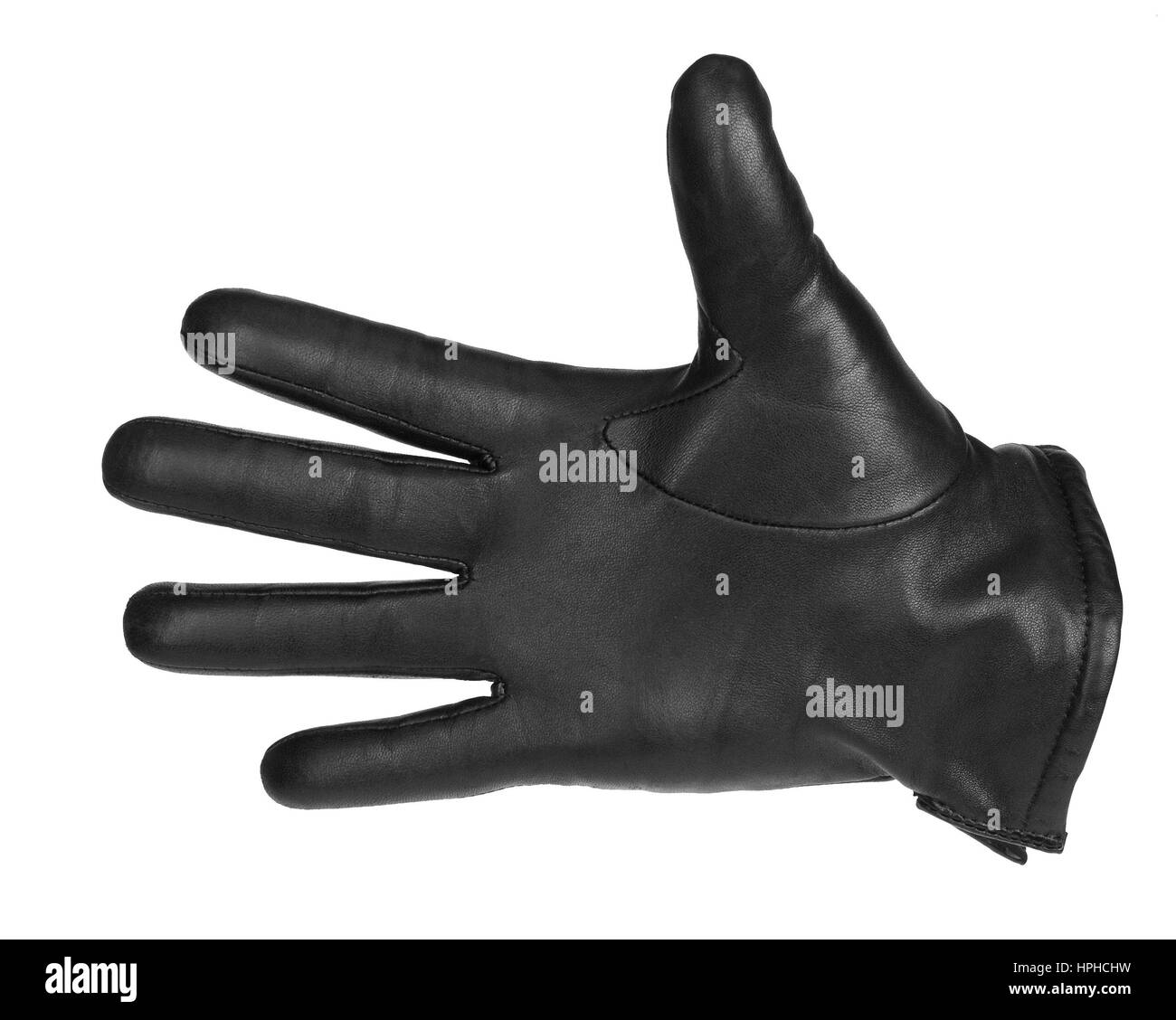 black glove sign Stock Photo Alamy