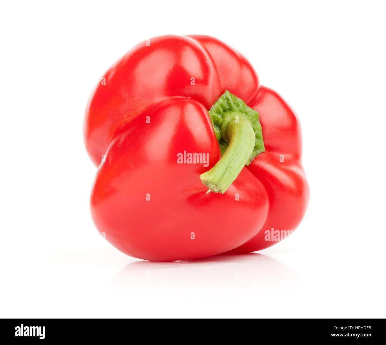 Red pepper isolated on white background Stock Photo - Alamy