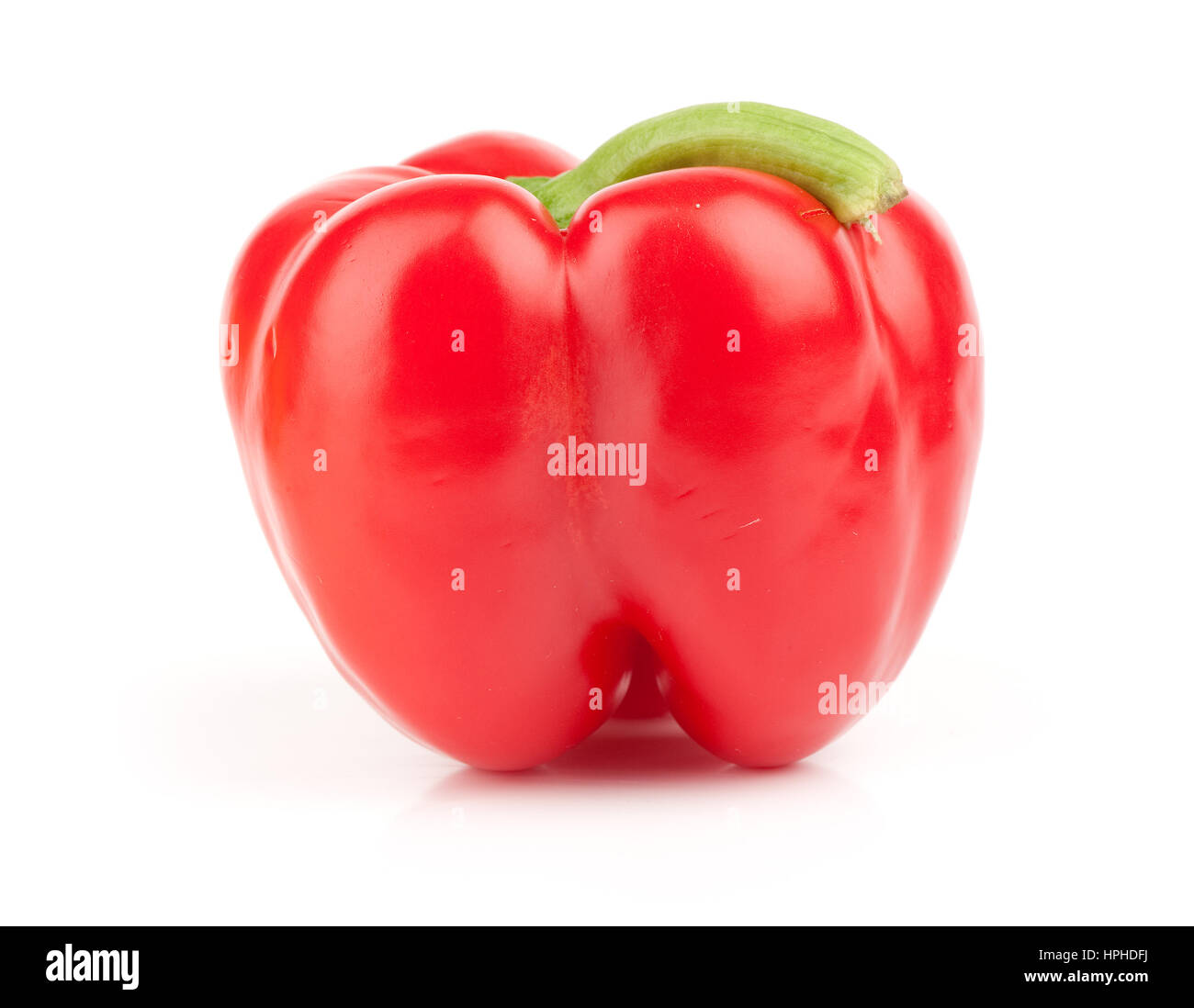 Red pepper isolated on white background Stock Photo - Alamy