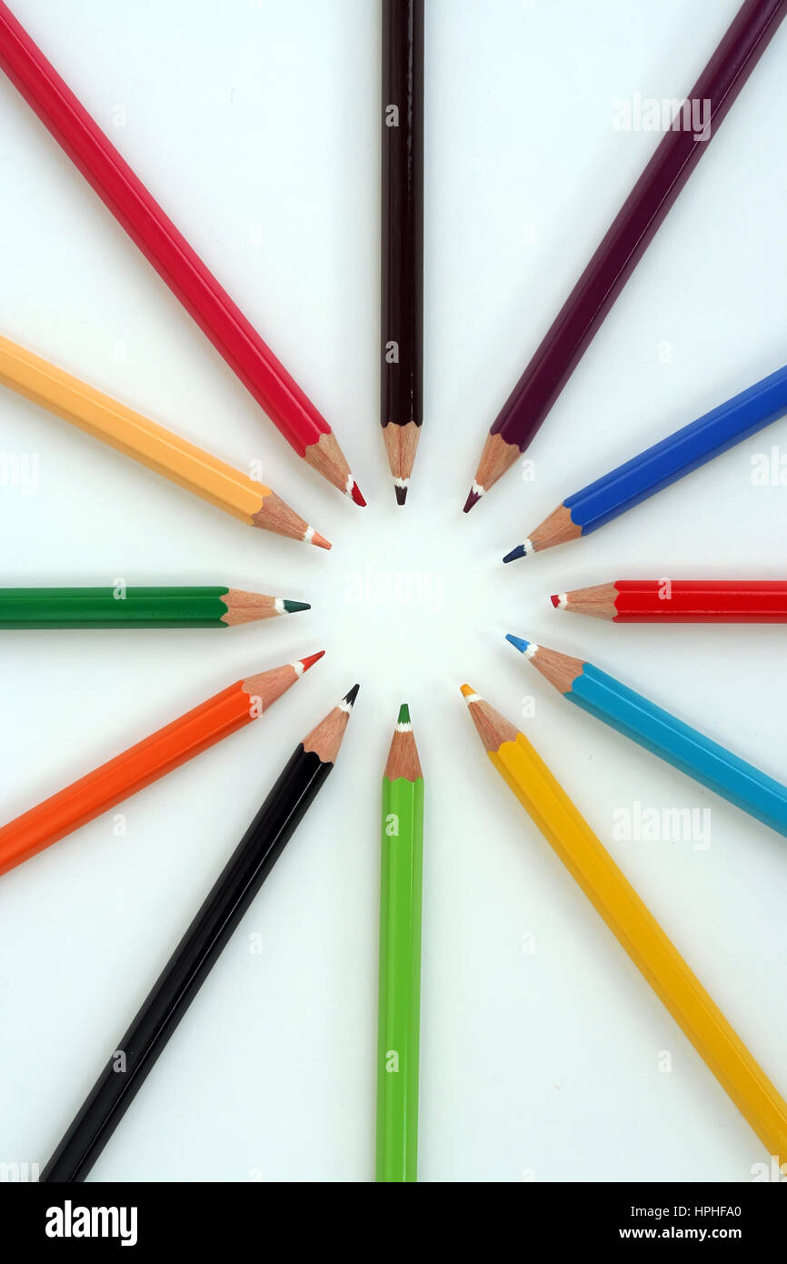 Crayon colors hi-res stock photography and images - Alamy