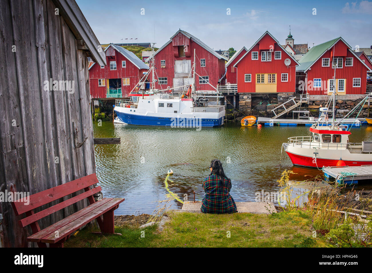 Bud Fishing Village Norway Stock Photo Alamy