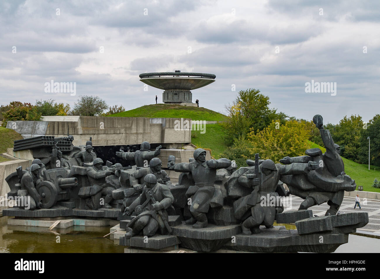 Red Army World War II memorial in Kiev Ukraine Stock Photo