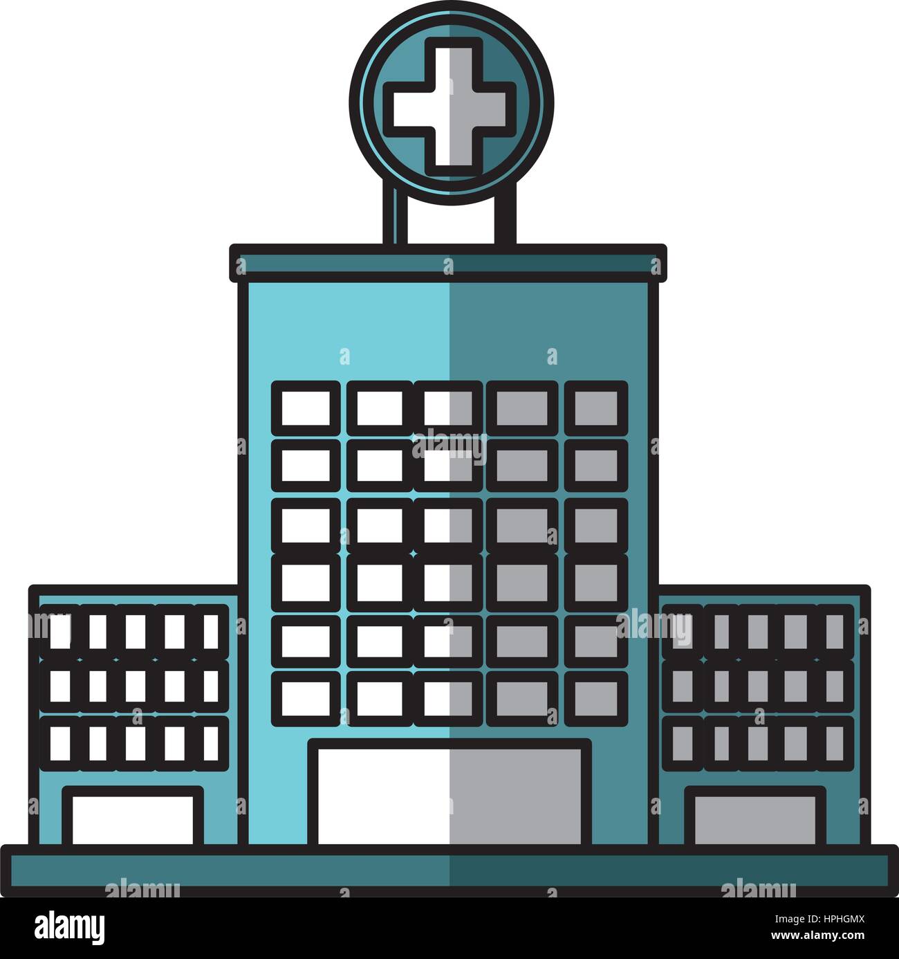 hospital building isolated icon Stock Vector Image & Art - Alamy