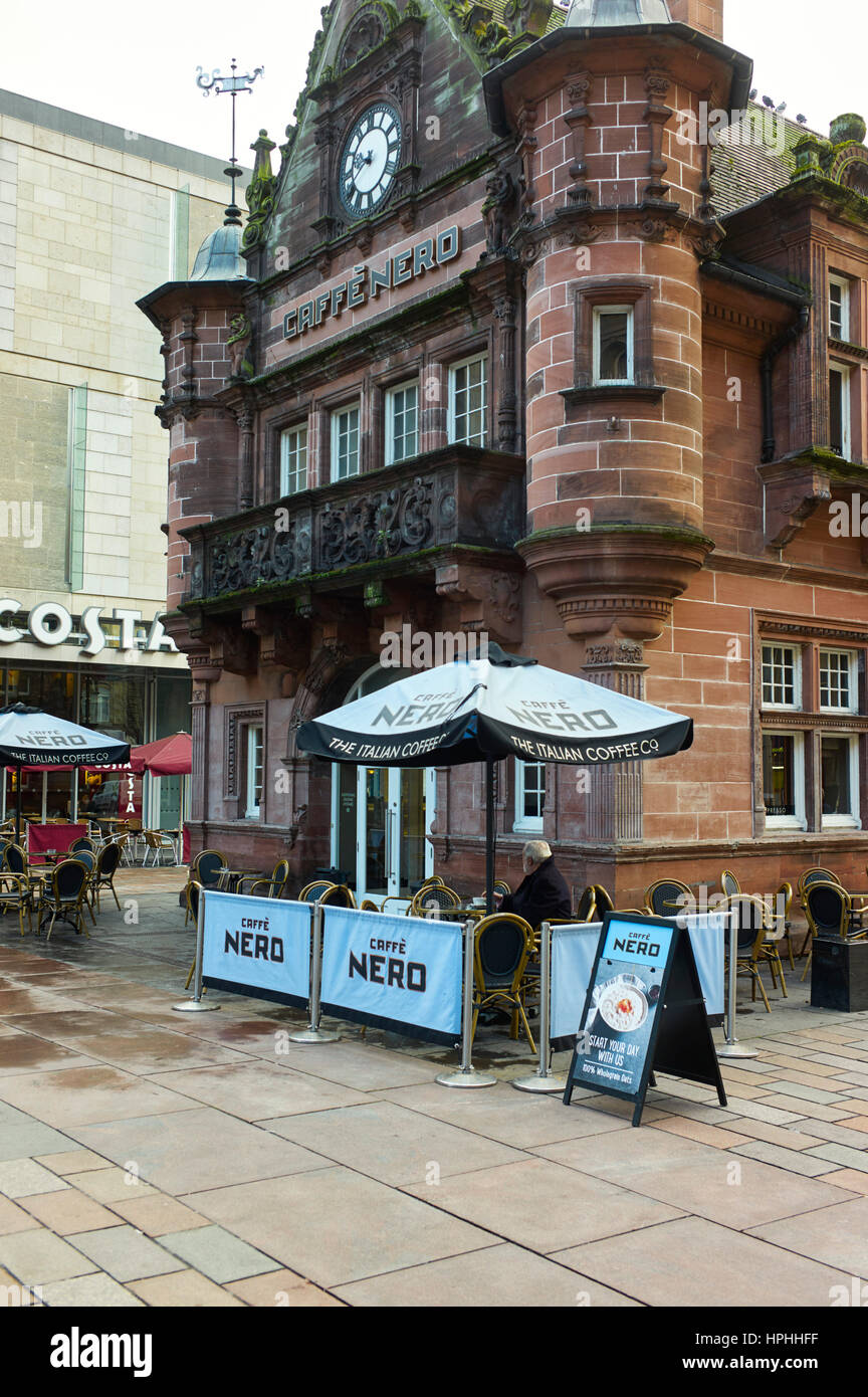 Cafe Nero in Glasgow Stock Photo