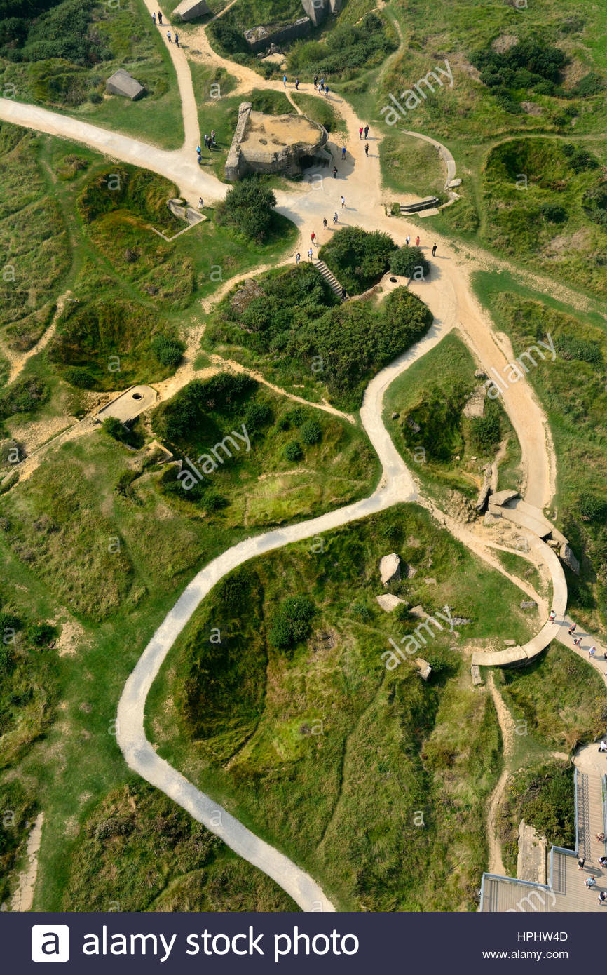 Pointe Du Hoc Aerial Stock Photos & Pointe Du Hoc Aerial Stock Images ...