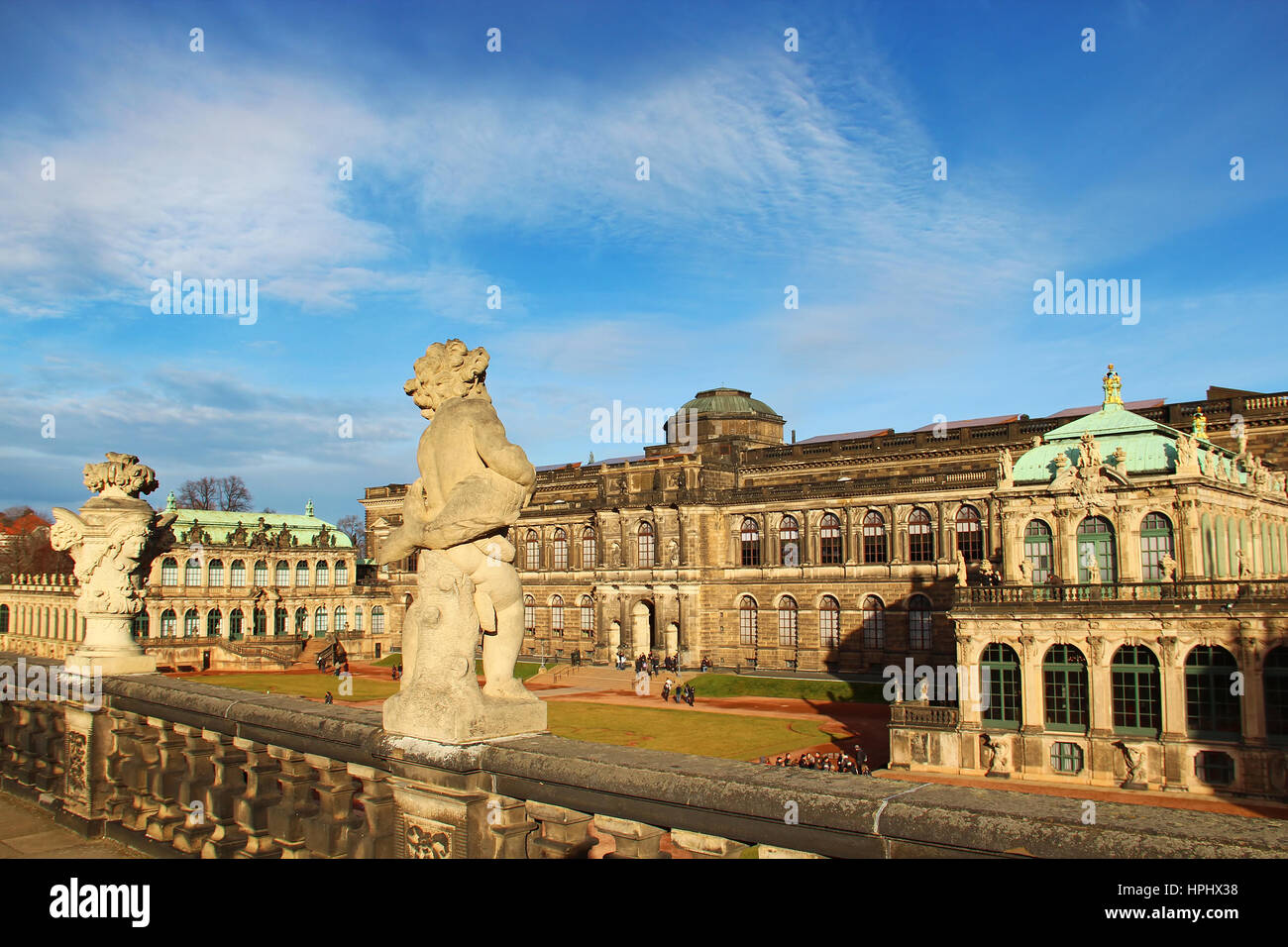Zwinger Palace in Dresden (Dresdner Zwinger), Germany Stock Photo