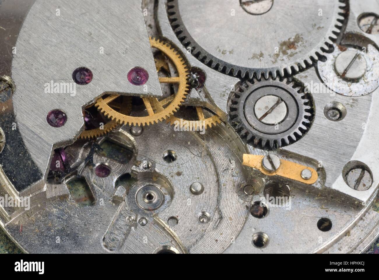 Clockwork mechanism hi-res stock photography and images - Alamy