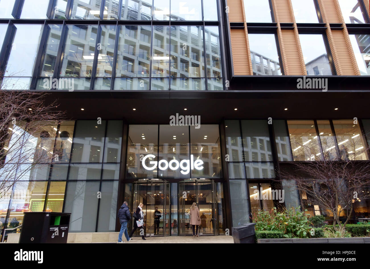 Google offices in King's Cross, London Stock Photo - Alamy