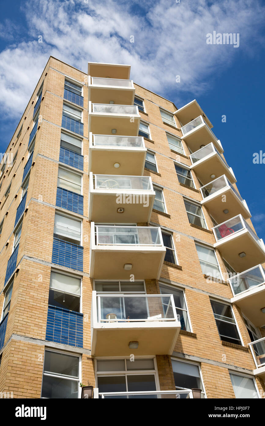 Apartment block in Coogee beach, Sydney eastern suburbs,new south wales,australia Stock Photo