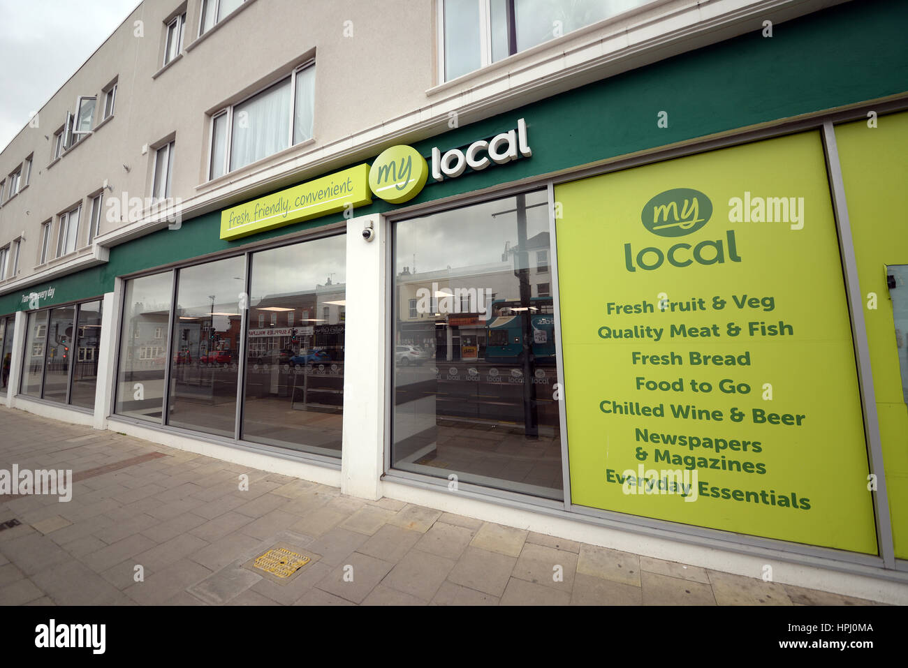 My Local convenience store in Westcliff, Southend, Essex UK.Funded by Greybull Capital. Previously Morrisons Stock Photo