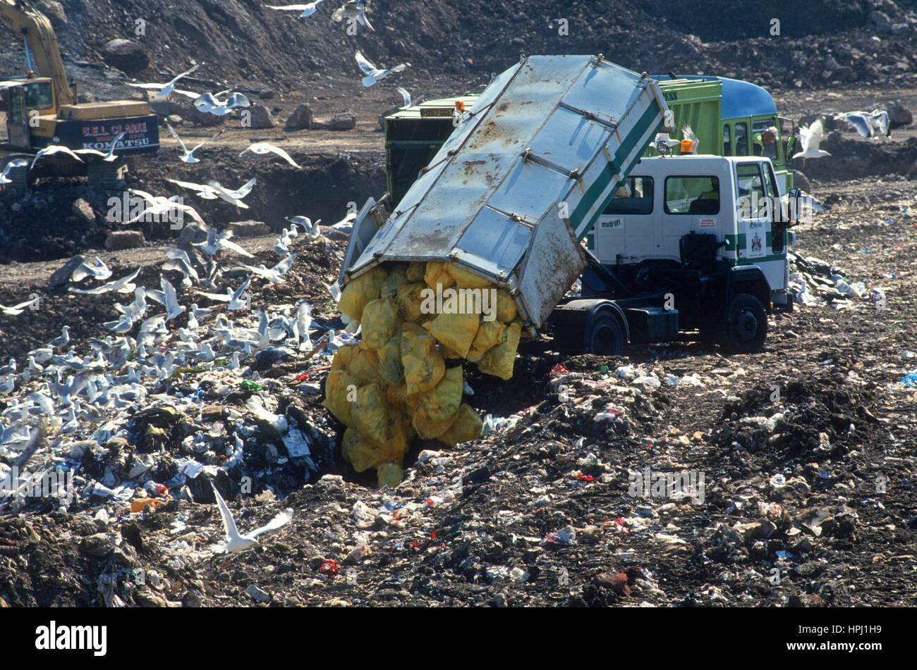 Landfill Site, UK Stock Photo