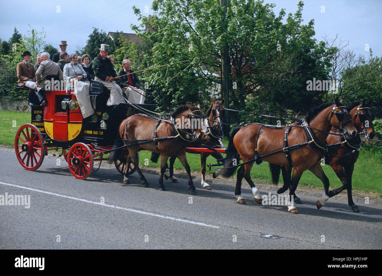Horses stagecoach hires stock photography and images Alamy