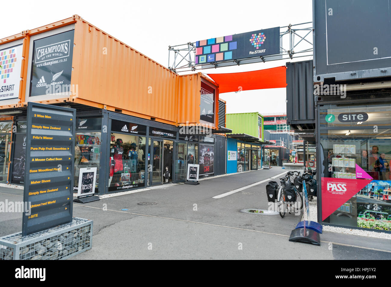 Cashel street mall in christchurch hires stock photography and images