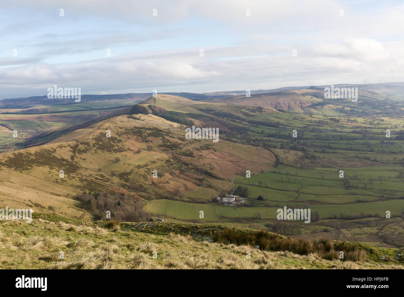 Lose To, from Mam Tor, Edale, Peak District Stock Photo