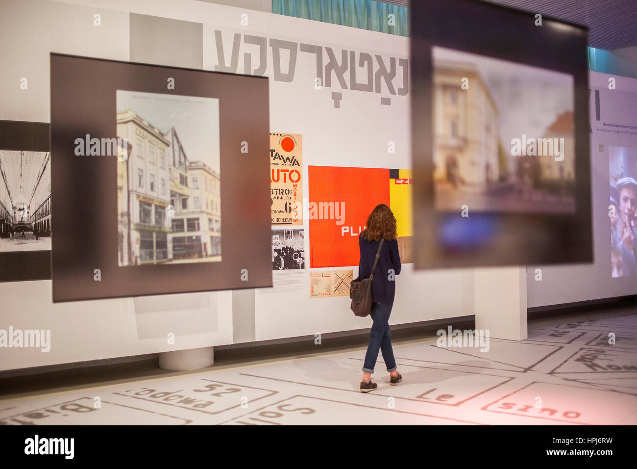The Museum of the History of Polish Jews, Warsaw, Poland Stock Photo