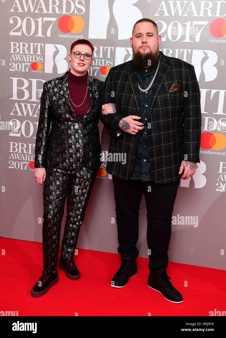 Rag 'n' Bone Man aka Rory Graham attending the Brit Awards at the O2 Arena,  London Stock Photo - Alamy
