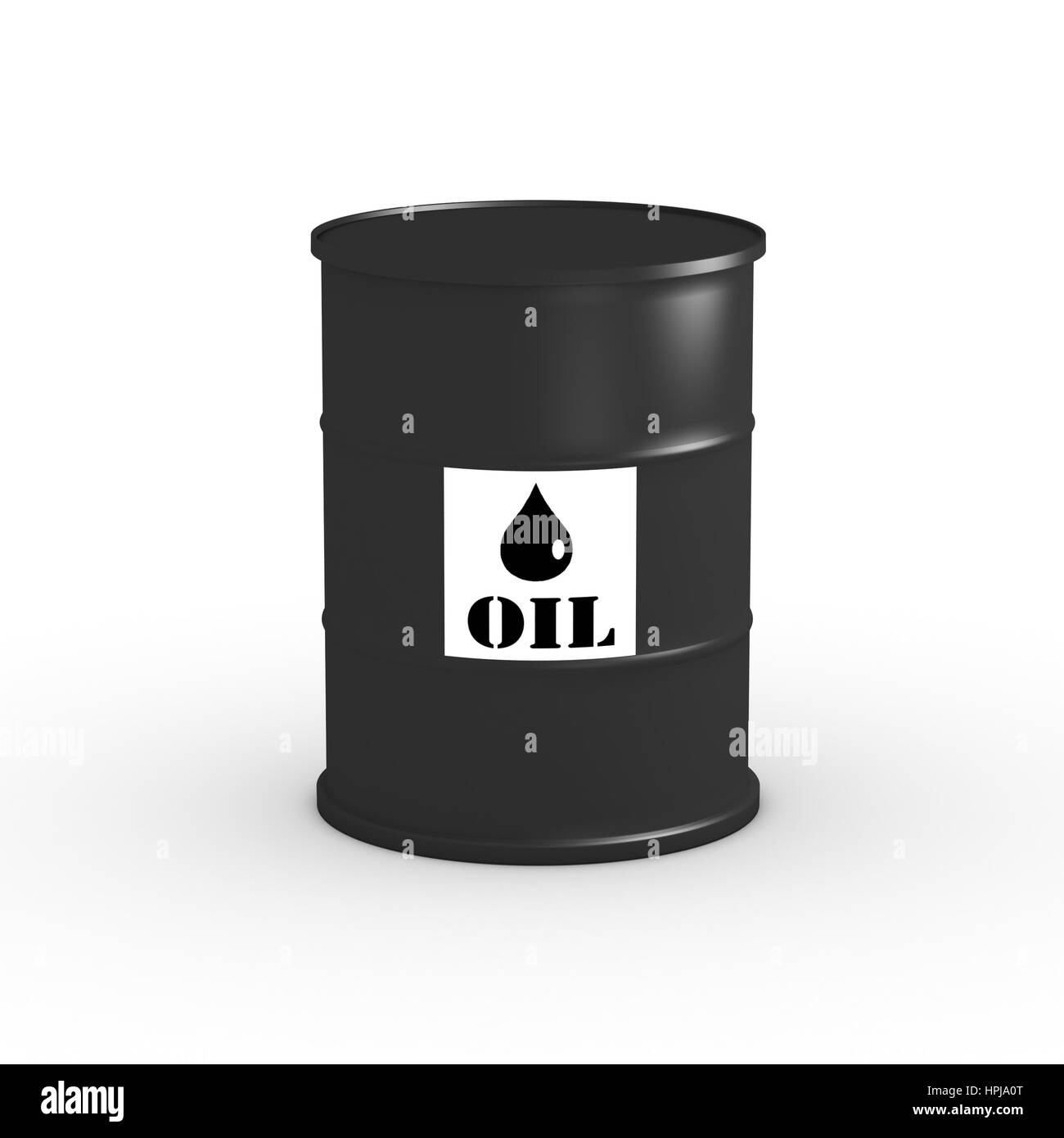 Oil Barrel on white background 3D illustration Stock Photo Alamy
