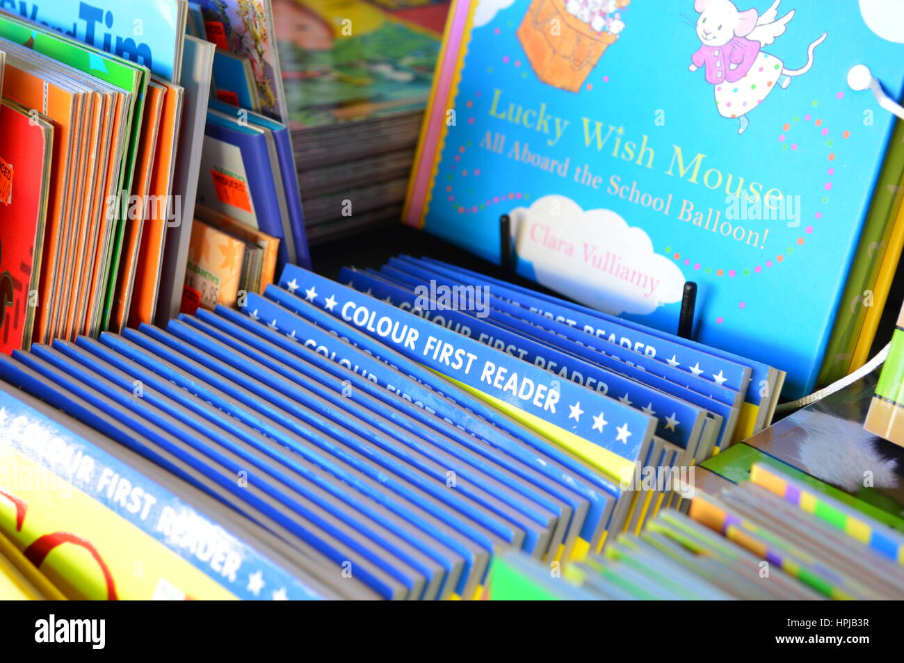 Kids Books Stock Photo