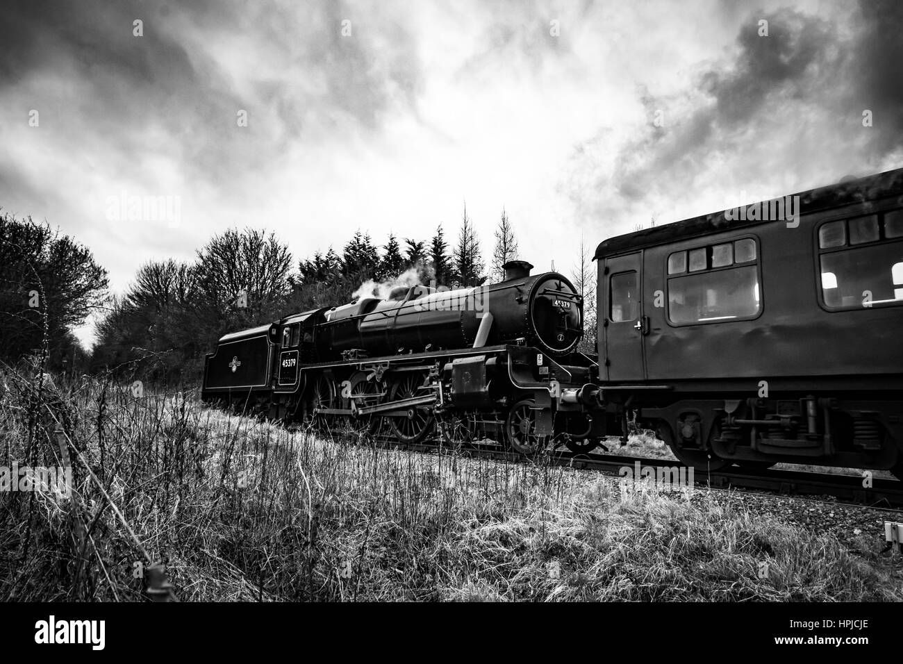 The Watercress Line Railway Stock Photo