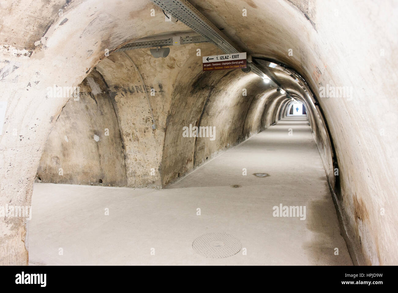 The Gric tunnels travel under Zagreb and were a WW2 shelter. They
