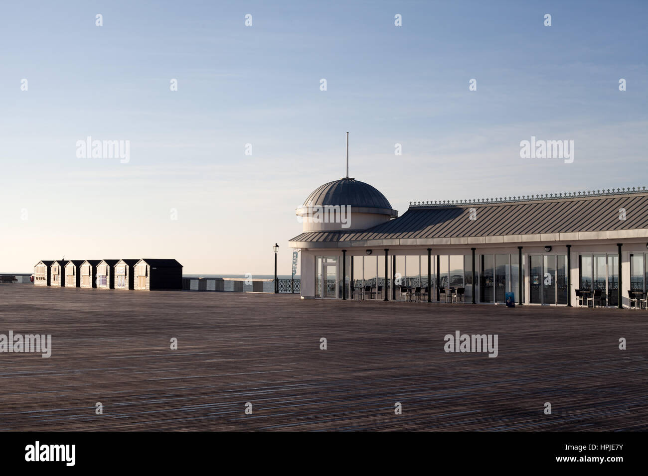 Hastings Pier Pavillon now a restaurant, East Sussex, UK Stock Photo