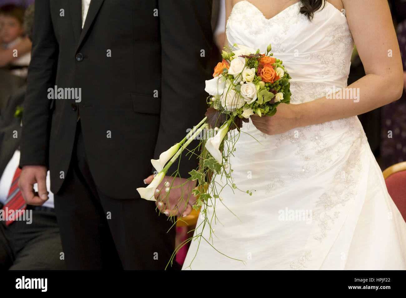Model released , Standesamtliche Trauung - civil marriage Stock Photo