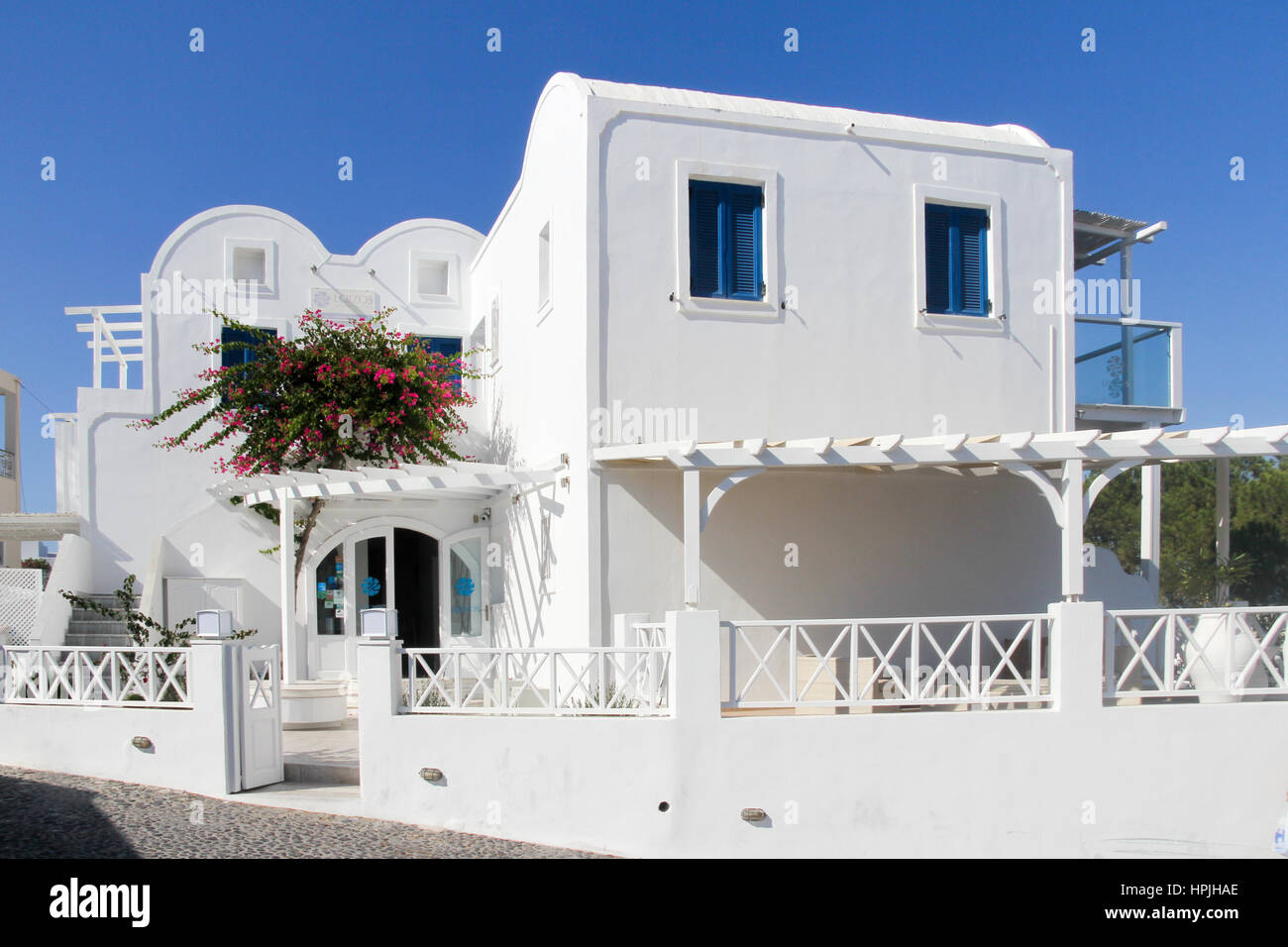 Typical house in Santorini, Greece Stock Photo Alamy