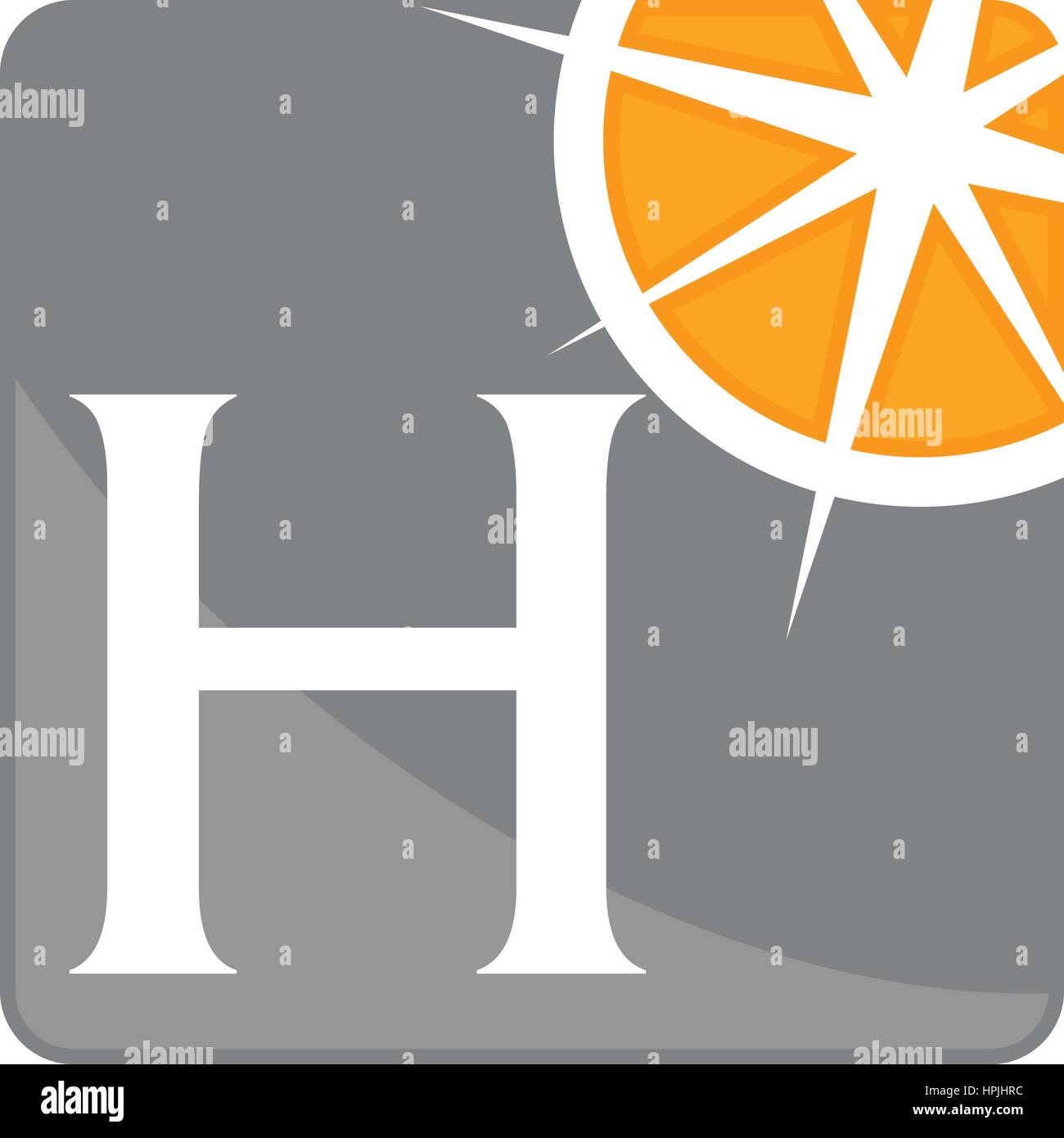 Letter H Compass Logo Compass Guide Solutions Initial H Stock Vector Image & Art - Alamy