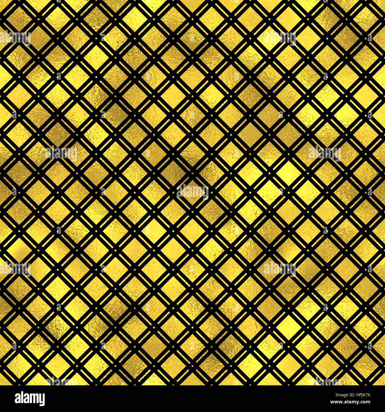 Seamless vector pattern with diamonds. Golden vector fashion background ...