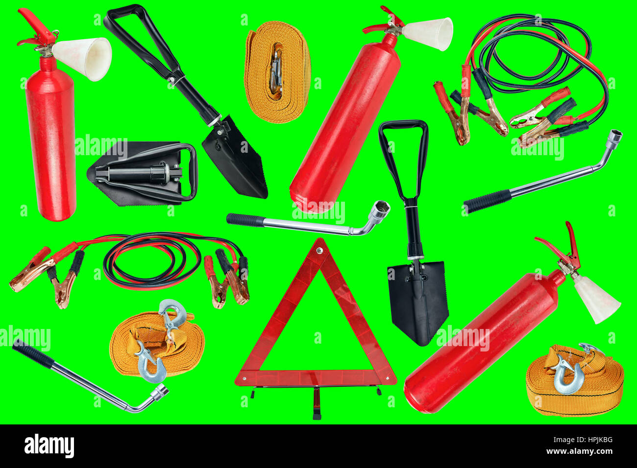 Elements of the essentials for a passenger car Stock Photo Alamy