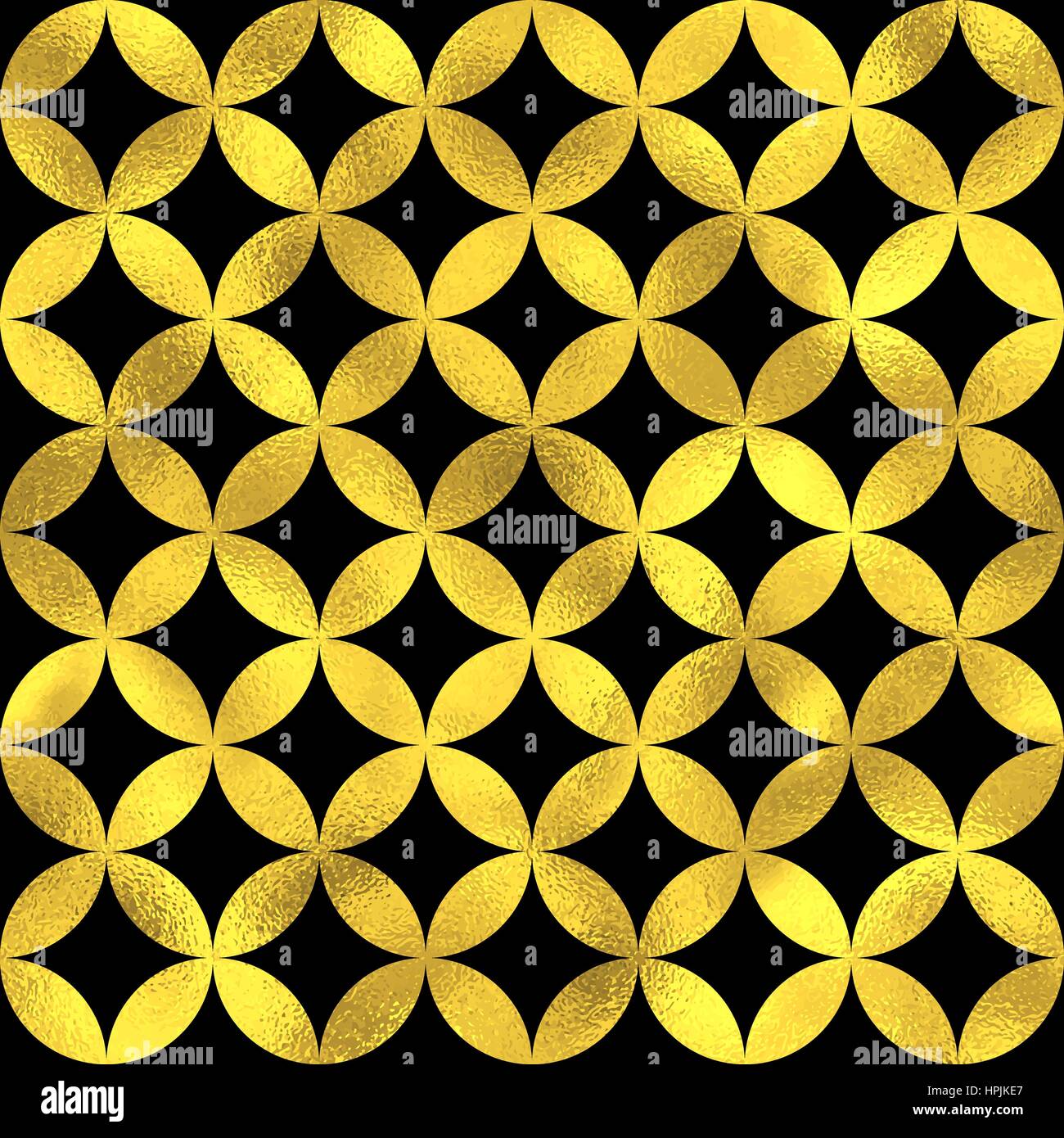 Abstract seamless pattern in Arabian style. Vector golden fashion ...