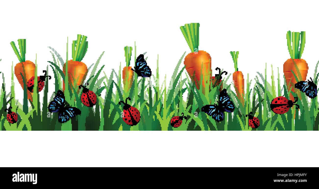 Green Grass seamless Stock Vector Image & Art - Alamy
