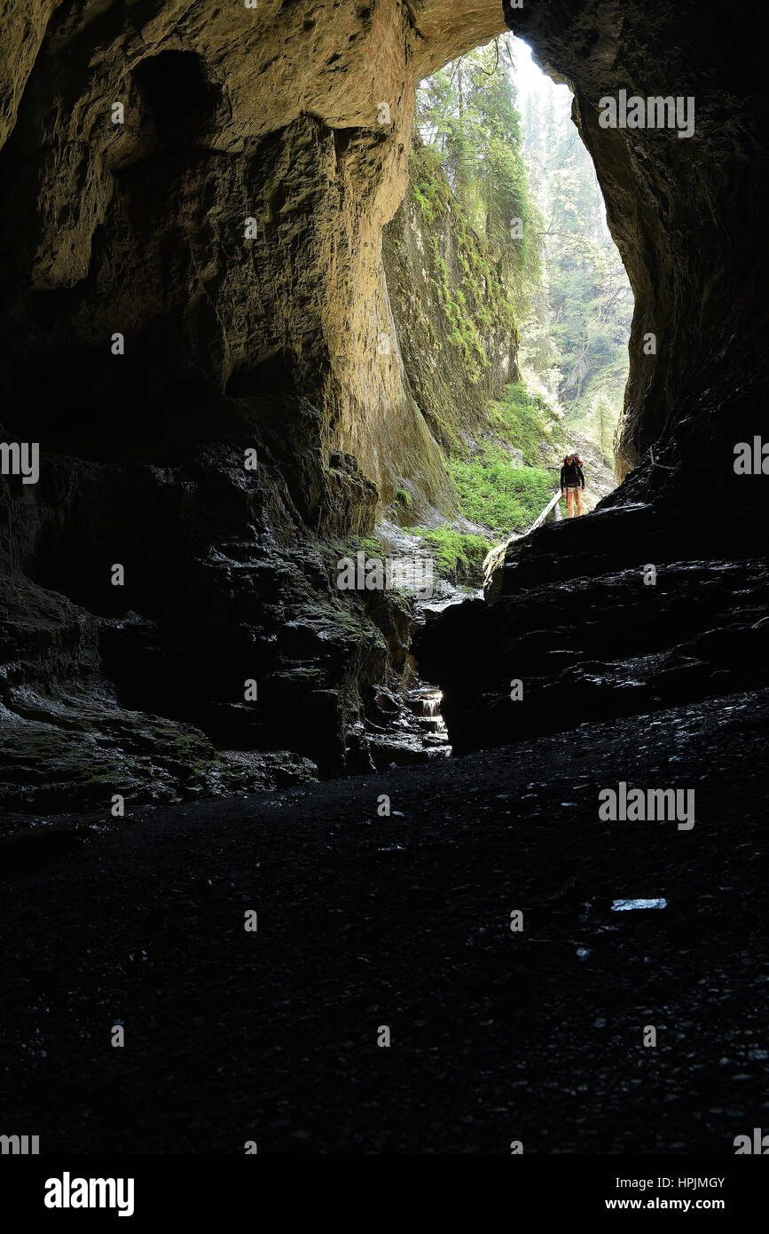 Entrance to a cave Stock Photo Alamy