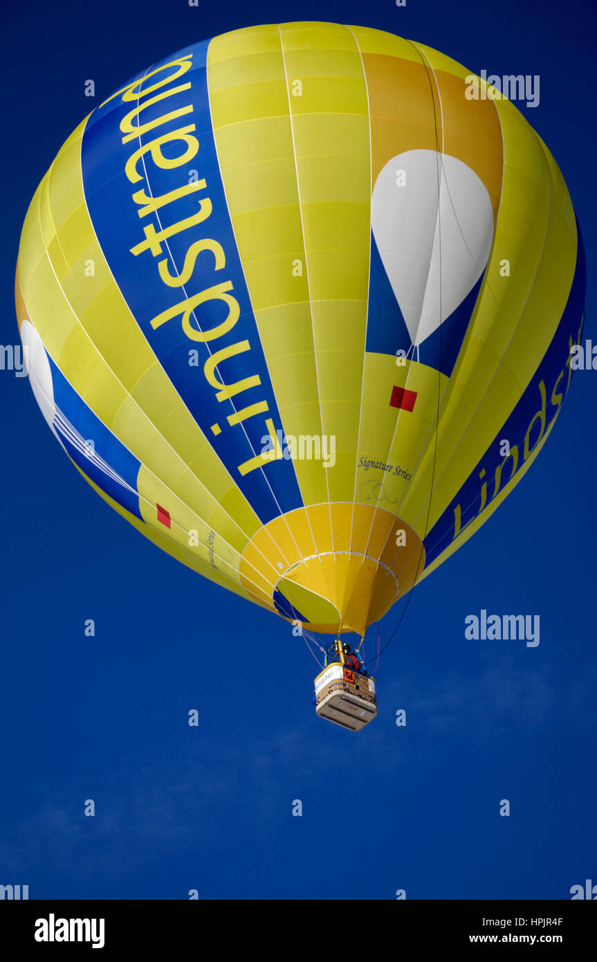 Gruyère: Chateau d'Oex International Balloon Festival / Festival International de Ballons à Château-d'Oex Stock Photo